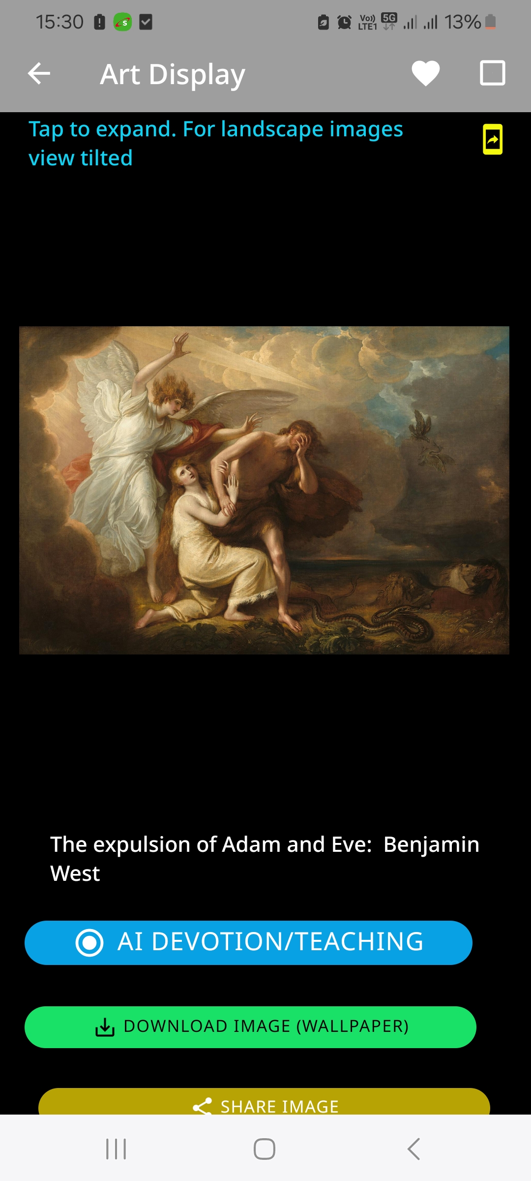 Adam and Eve are expelled